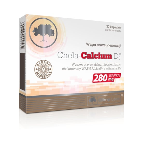 Suplement diety, Olimp Chela-Calcium D3® - 30 Kapsułek Olimp Labs