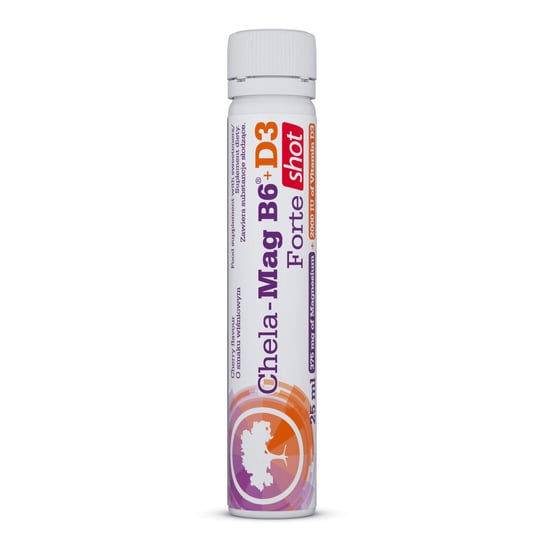 Suplement diety, Olimp Chela-Mag B6+D3 Forte shot - 25 ml - Wiśnia Olimp Labs