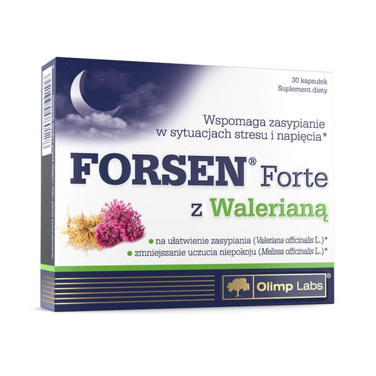 Suplement diety, Olimp Forsen® Forte z Walerianą - 30 Kapsułek Olimp Labs