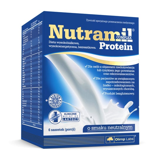 Suplement diety, Olimp Nutramil® complex Protein - 6 Saszetek - Natural Olimp Lab
