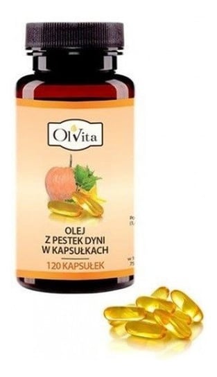 Suplement diety, Olvita, olej z pestek Dyni, 120 kapsułek Olvita