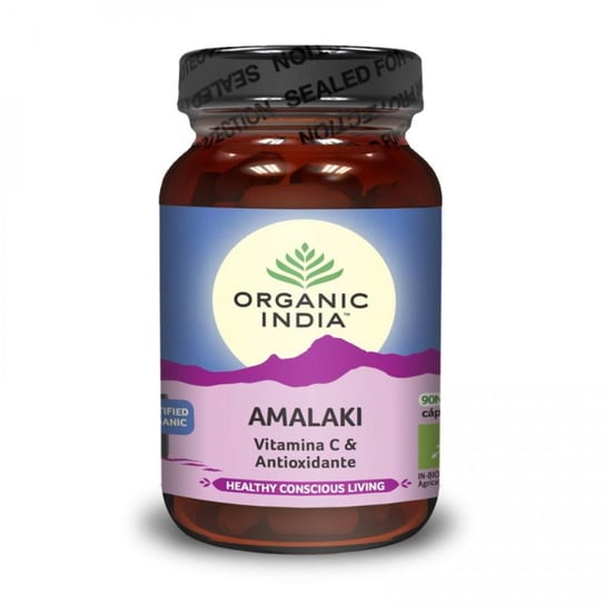 Suplement diety, Organic India, Amalaki witamina C i antyoksydanty, 60 kaps. ORGANIC  INDIA