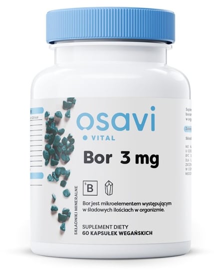 Suplement diety, Osavi - Bor, 3mg, 60 vkaps Osavi