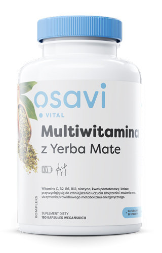 Suplement diety, Osavi, Multiwitamina z yerba mate 180 szt. Osavi