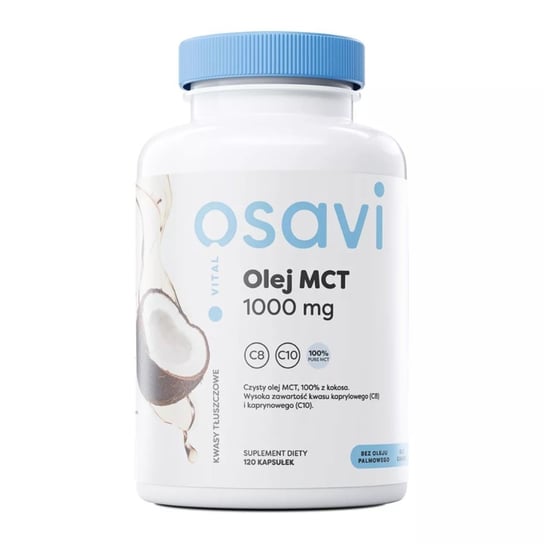 Suplement diety, Osavi, Olej mct 1000 ml 120 szt. Osavi