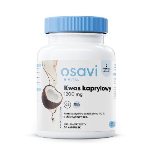 Suplement diety, OSAVI Vital Kwas kaprylowy 1200mg, 60kaps. Osavi