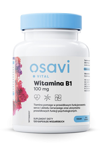 Suplement diety, Osavi, Witamina b1 100 mg 120 szt. Osavi