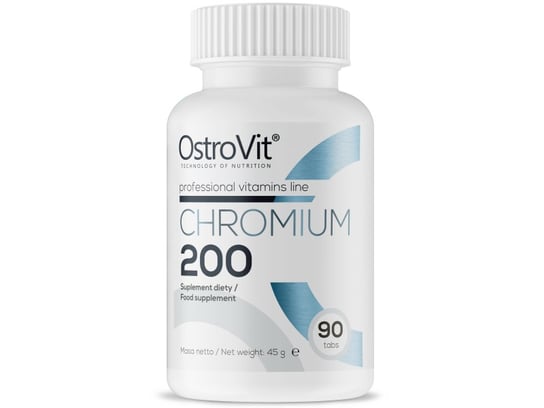 Suplement diety, OSTROVIT, Chromium 200, 90 tabletek OstroVit