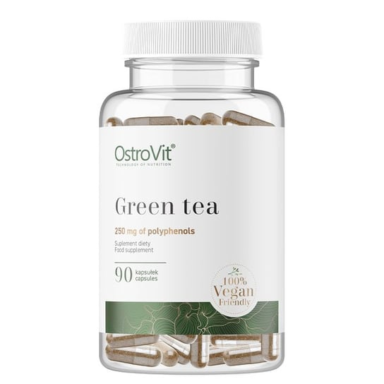 Suplement diety, OstroVit Green Tea VEGE 90 vcaps ZIELONA HERBATA OstroVit