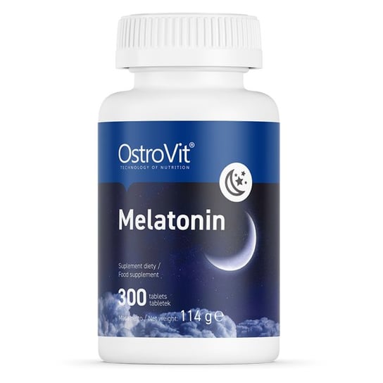 Suplement diety, OstroVit Melatonin 300 tabs MELATONINA ZDROWY SEN OstroVit