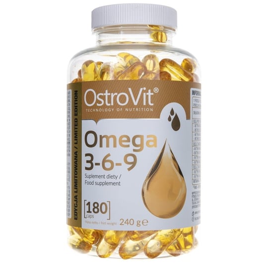 Suplement diety, OstroVit, Omega 3-6-9, 180 kapsułek OstroVit