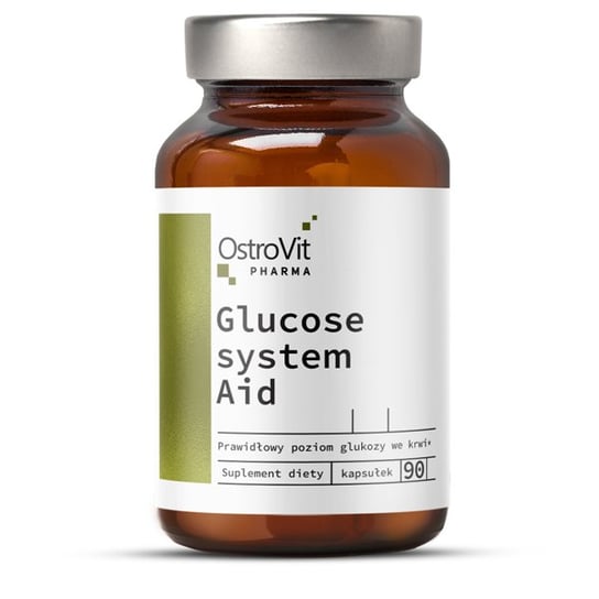 Suplement diety, OstroVit Pharma GLUCOSE SYSTEM AID 90 caps GLUKOZA OstroVit