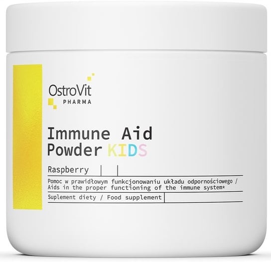 Suplement diety, Ostrovit Pharma Immune Aid Kids, Odporność Dzieci, 100g OstroVit