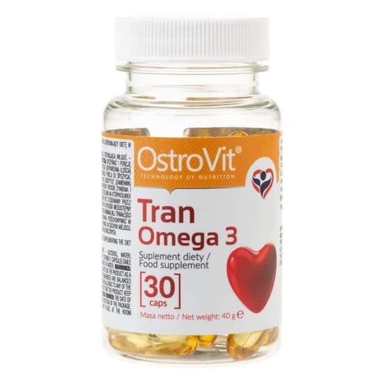 Suplement diety, OstroVit, Tran Omega-3, 30 kapsułek OstroVit