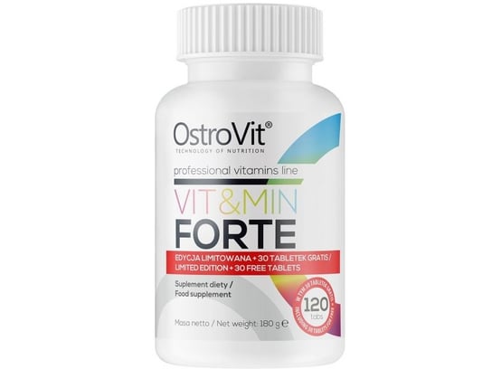 Suplement diety, OstroVit, Vit&Min Forte 120 tabs LIMITED EDITION OstroVit