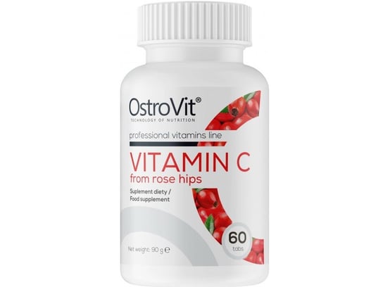 Suplement diety, OSTROVIT, Vitamin C From Rose Hips, 60 tabletek OstroVit