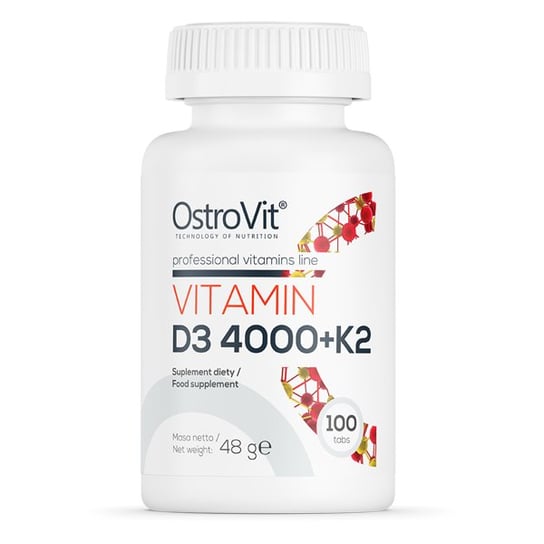 Suplement diety, OstroVit Witamina D3 4000 + K2 100 tabletek OstroVit