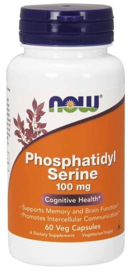 Suplement diety, Phosphatidyl Serine - Fosfatydyloseryna 100 mg (60 kaps.) Now Foods