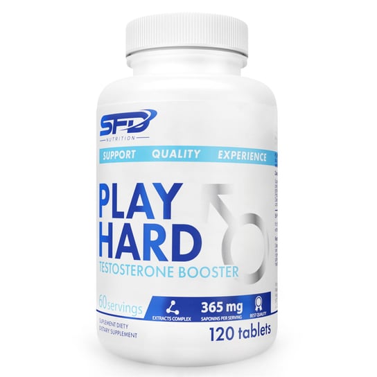 Suplement diety, Play Hard - testosterone booster 120tab - SFD SFD