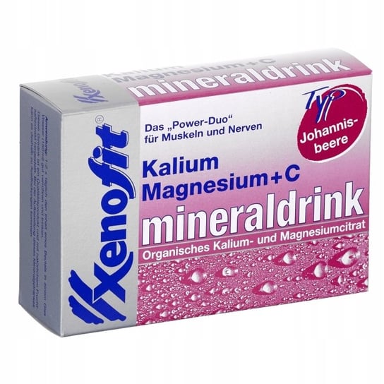 Suplement diety, Potas Magnez Witamina C - Kalium Magnesium Xenofit 20 Saszetek Xenofit