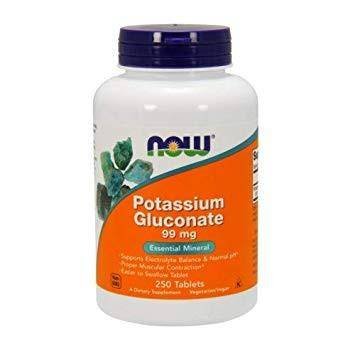 Suplement diety, Potassium Gluconate - Glukonian Potasu (250 tabl.) Inna marka