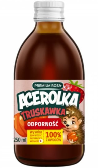 Suplement diety, Premium Rosa, Acerolka sok Truskawka, 250 ml Inna marka