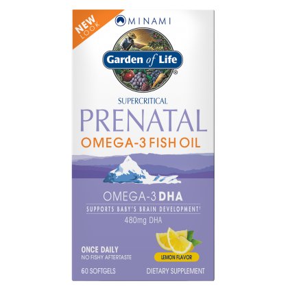 Suplement diety, Prenatal Omega-3 Fish Oil (60 kaps.) Garden of Life