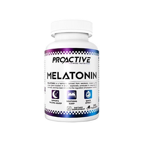 Suplement diety, PROACTIVE Melatonin 1mg - 180tabs PROACTIVE