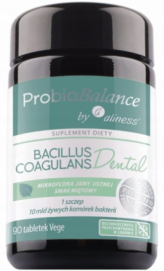 Suplement diety, Probiobalance Bacillus Coagulans Dental Do Ssania 10Mld X90 Vege Tabs., Aliness MedicaLine
