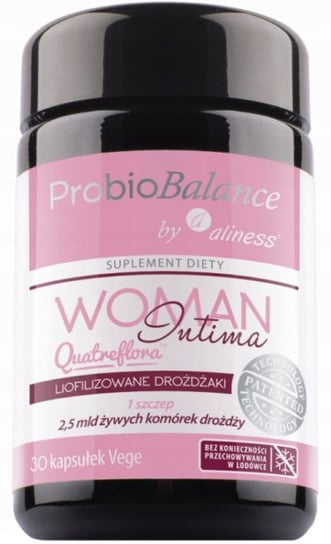 Suplement diety, Probiobalance Intima Woman Quatreflora 2,5 mld X 30 Vege Caps., Aliness MedicaLine