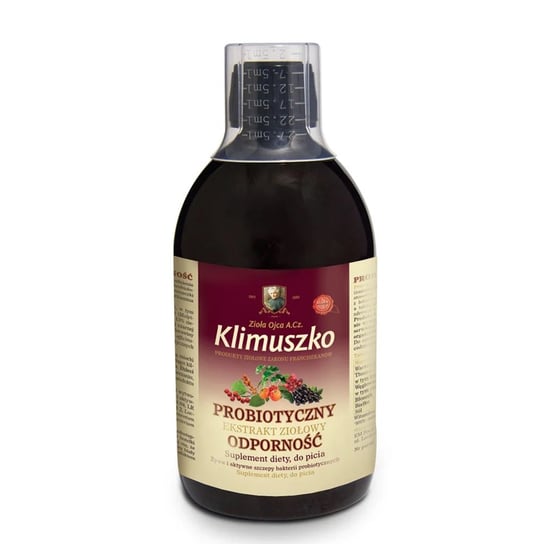 Suplement diety, Probiotyczny ekstrakt ziołowy Klimuszko Odporność 500ml Inna marka