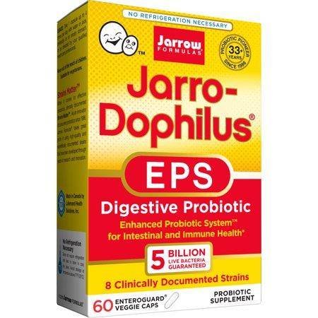 Suplement diety, Probiotyk Jarro-Dophilus EPS - 8 szczepów bakterii (60 kaps.) Jarrow Formulas