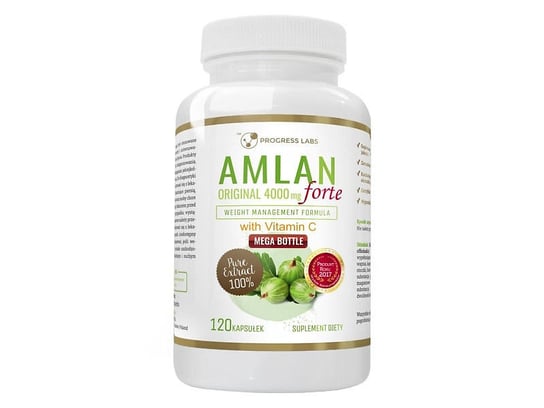 Suplement diety, PROGRESS LABS, Amlan Original Forte 4000 mg, 120 kapsułek Progress Labs