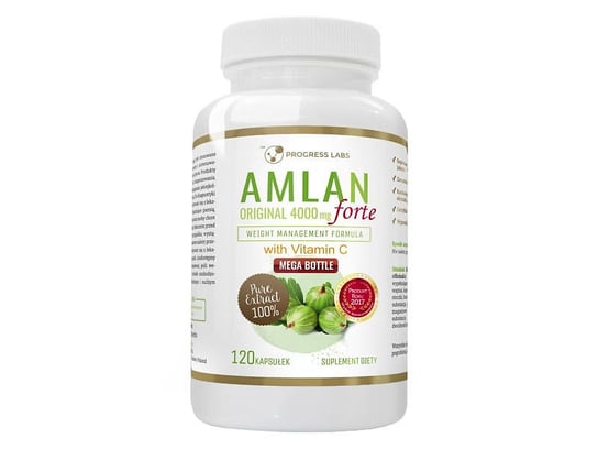 Suplement diety, PROGRESS LABS, Amlan Original Forte 4000 mg, 120 kapsułek Progress Labs