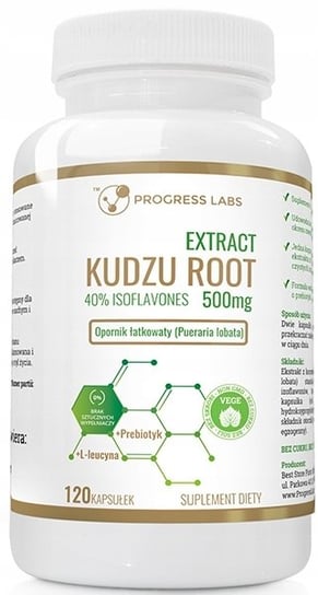 Suplement diety, Progress Labs, Kudzu Root Extract Isoflavones, 120 kaps. Progress Labs