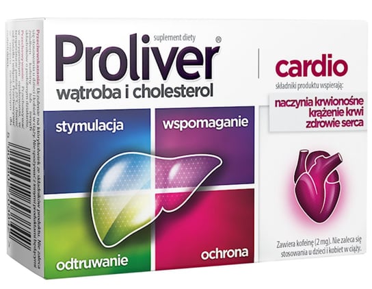 Suplement diety, Proliver Cardio, suplement diety, 30 tabletek Inna marka