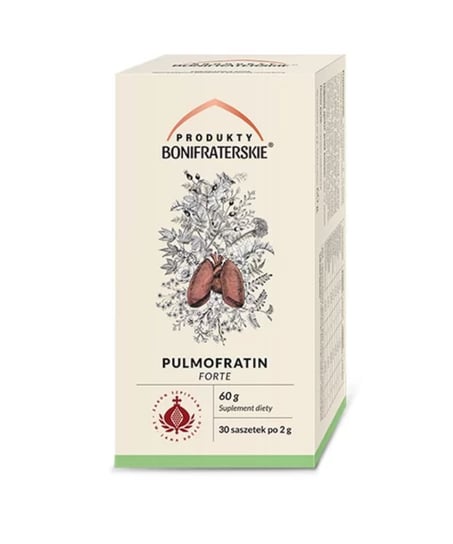 Suplement diety, Pulmofratin Forte 30 saszetek PRODUKTY BONIFRATERSKIE Produkty Bonifraterskie