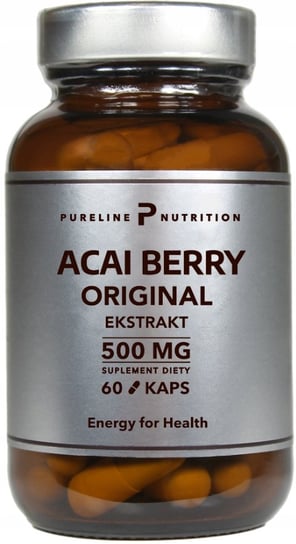 Suplement diety, Pureline, Acai Berry Odchudzanie Ekstrakt 500mg 60 Pureline