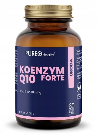 Suplement diety, Pureo Health, Koenzym Q10 Forte Antyoksydant, 60 Kaps. Pureo Health