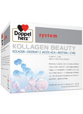 Suplement diety, Queisser Pharma, Doppelherz System Kollagen Beauty, 30 ampułek Queisser Pharma