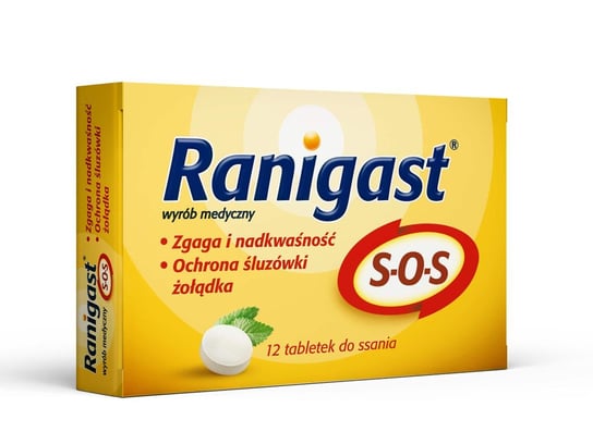 Suplement diety, Ranigast SOS tabl.do ssania 12 tabl. SIIT