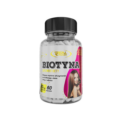 Suplement diety, Real Pharm Biotyna - 60Caps Real Pharm