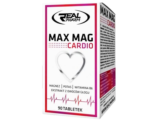 Suplement diety, REAL PHARM MAX Mag Cardio 90 tabl Real Pharm