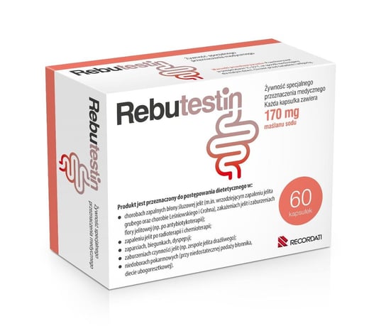 Suplement diety, Rebutestin 170 mg, 60 kaps. REBUTESTIN