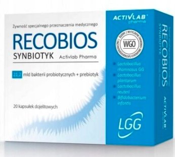 Suplement diety, Recobios, synbiotyk probiotyk ActivLab, 20 kaps. Activlab