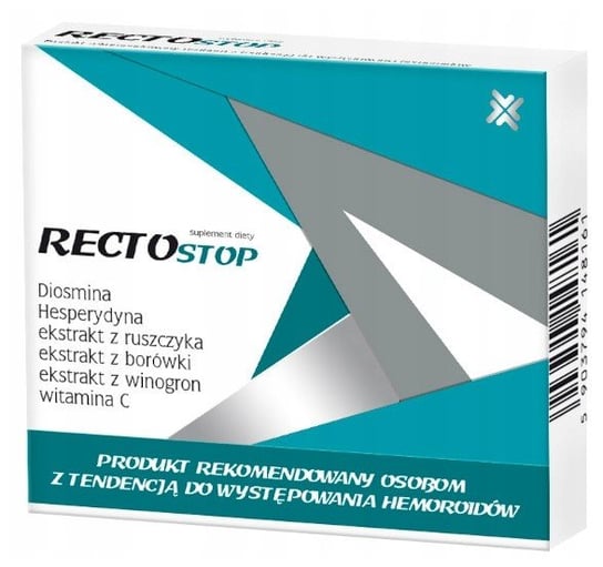 Suplement diety, Rectostop na hemoroidy żylaki 30 tabletek RectoStop