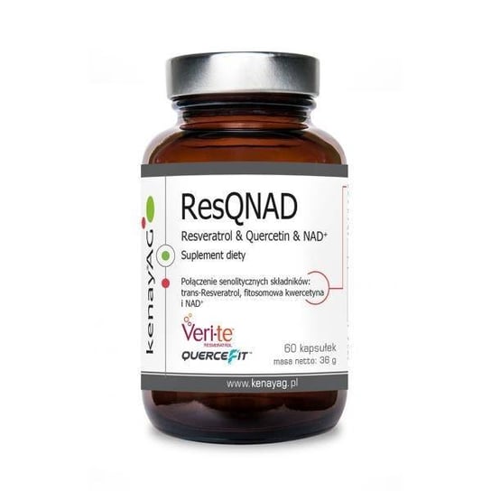 Suplement diety, ResQNAD Resveratrol Quercetin NAD+ (60 kaps.) Kenay