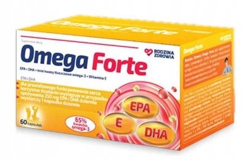 Suplement diety, Rodzina Zdrowia, Omega Forte, 60 Kapsułek Inna marka