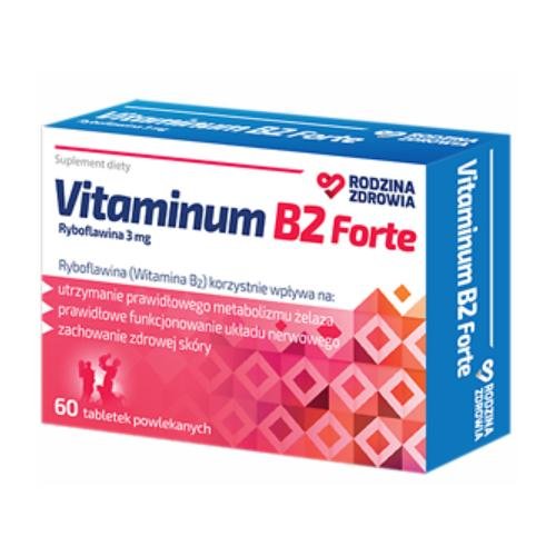 Suplement diety, Rodzina Zdrowia Vitaminum B2 Forte, 60tabl. powl. Inna marka