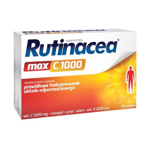 Suplement diety, Rutinacea Max C 1000mg, 30tabl. Inna marka